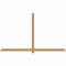 Ekena Millwork Eugene Smooth Timber Gable Bracket, Western Red Cedar, 96"W x 56"H x 1 1/2"D x 3 1/2"F, 14/12 Pitch GBW096X56X0204EUG00SWR - alternate 1